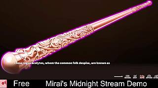 Mirai's midnight stream turns into nude dating game demo