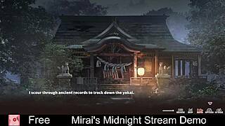 Mirai's midnight stream turns into nude dating game demo