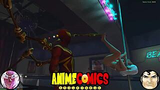 spider man hooks up with hot prostitute in wild comic adventure