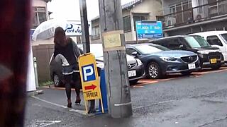 everyday asians caught letting loose with public golden showers outdoors
