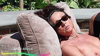 sexy hotwife milf gilf candi annie takes mmmf gangbang outdoors