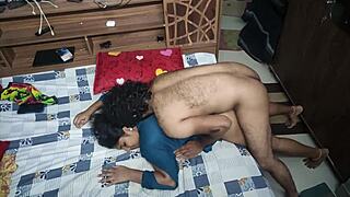 seductive indian bhabi seduces young husband for nighttime sex