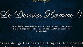 french femdom futa dominates the last man with her throbbing cock in audio ecstasy?