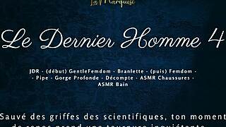 french femdom futa dominates the last man with her throbbing cock in audio ecstasy?
