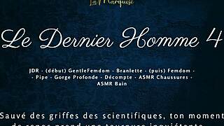 french femdom futa dominates the last man with her throbbing cock in audio ecstasy?