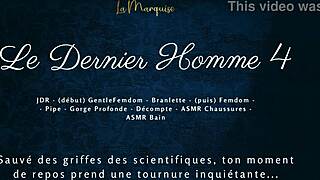 french femdom futa dominates the last man with her throbbing cock in audio ecstasy?