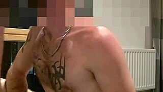 str8 jack drops to his knees for daddy's massive muscular cock in homemade blowjob love