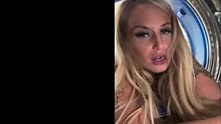 Big Butt Roommate Stephanie Love Stuck in Dryer Gets BBC Pounded!