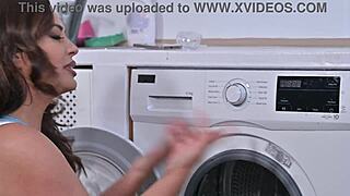 coco rains the repairwoman squirts wildly in her interracial pounding session