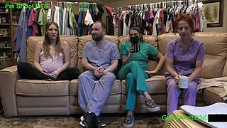 nurse mavericks williams spreads for patient's humiliating hospital exam backstage