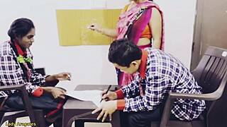 Desi cute girl gets group fucked hard
