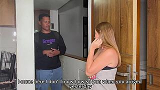 big ass blonde sharing a room with bbc sara blonde