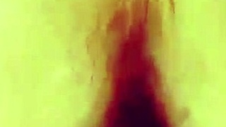 watch mom reverse cowgirl her hairy pussy on that thick cucumber 🍆🌿