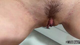 while hubby drinks coffee i ride friend's fist and cock cumdump