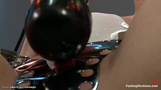 Babe Rips Chastity Belt Off And Toys Her Dripping Pussy Hard