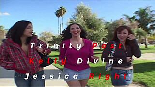 jessica right kelly divine trinity post crash hood party for group sex bang 🎉🍆👯