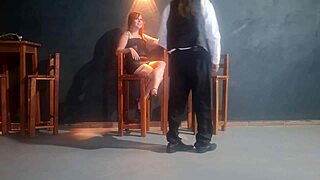 redhead has sex with waiter in restaurant