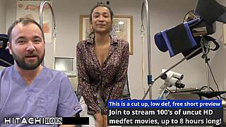 Freshman miss mars gets hitachi orgasm from doctor