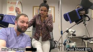Freshman miss mars gets hitachi orgasm from doctor