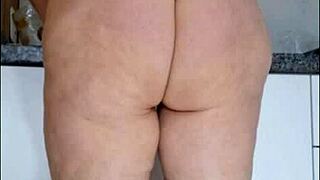 caught my mother in law in see through panties
