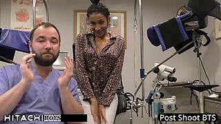Freshman miss mars gets hitachi orgasm from doctor