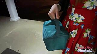 petite busty cloe sucks cock and gets drilled