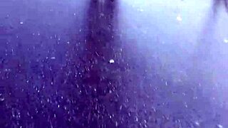 Candid blue jeans walking footage