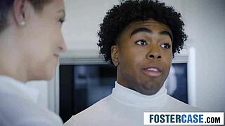 stepsiblings settle rivalry with foster mom in hardcore sex