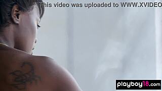 Ana Foxxx Reveals Her Big Black Clit During Striptease