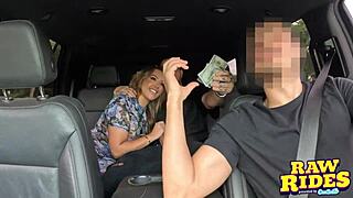 Pawg Aussie Milf Gets Fucked Hard With Squirting Orgasm In Backseat