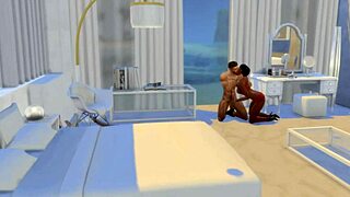 Hunky sims 4 hot honeymoon with full day of sex and orgasm