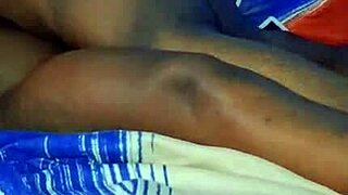 Fucking my ebony pussy wild at home