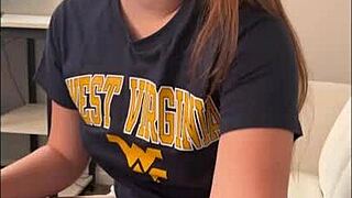 sorority girl gets dicked down after the game
