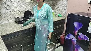 desi indian stepmom teaches stepson how to fuck