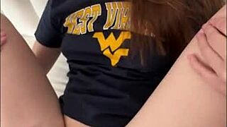 sorority girl gets dicked down after the game