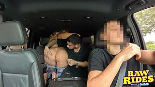 Pawg Aussie Milf Gets Fucked Hard With Squirting Orgasm In Backseat