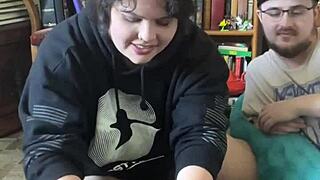 my first time trying a sex machine feels wild 😳