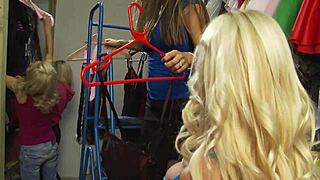 Gemma massey shares cock with michelle thorne