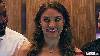 Gizelle gets fucked in elevator