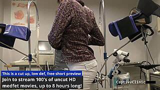 miss mars gets examined with toys and latex