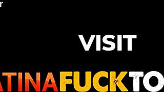 hot latina rides big tourist cock