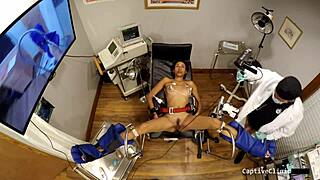 miss mars gets examined with toys and latex