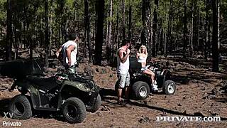 Candee enjoys dp thrills outdoors