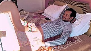 Beautiful indian babe fuck and suck dick cum inside vagina