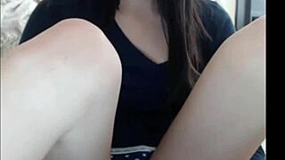 kinky shemale fingers her ass on live cam