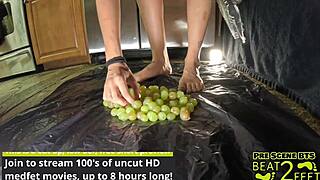 Raven Rogue Gets Wet And Sticky With Grapes