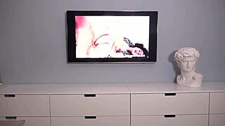 Caught stepbrother watching my porn