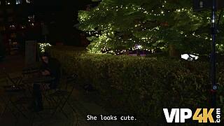 santa rewards good girl with cumshot present
