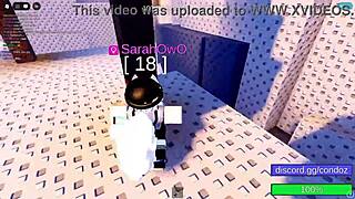 Furra tonta es follada en un condo de roblox