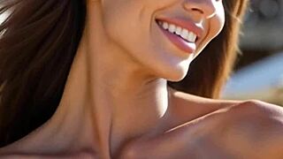 Huge Tits Teen 18+ Dancing Topless At The Beach